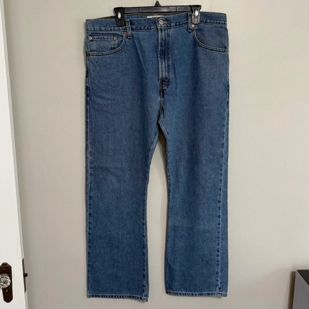 Levi's 517 Mens 38x32 Bootcut Denim Blue Jeans Western Workwear Y2K